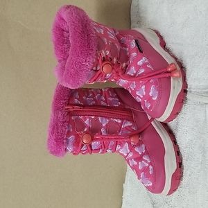 Adorababy Girls sz 25 (US 8.5-9) lined boots in used condition.